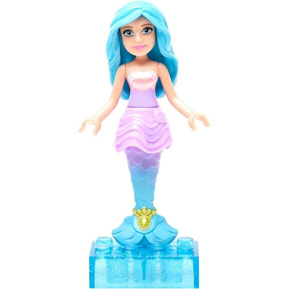 Mega Brands 2016 Mega Bloks Barbie Candy Mini Mermaid Barbie Doll - Picture 1 of 3